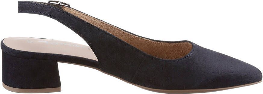 Tamaris Slingback pumps blokhak avondschoen zomerschoen met verstelbare riem