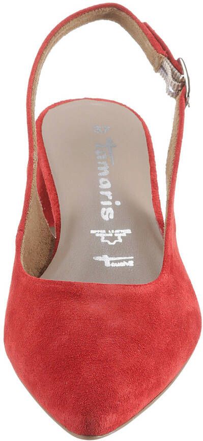 Tamaris Slingback pumps blokhak avondschoeh zomerschoen met verstelbare band