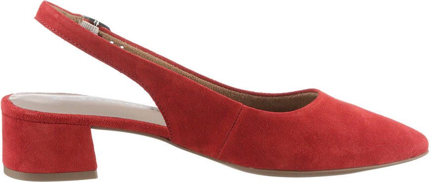 Tamaris Slingback pumps blokhak avondschoen zomerschoen met verstelbare riem