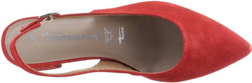 Tamaris Slingback pumps blokhak avondschoeh zomerschoen met verstelbare band