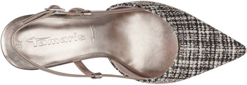 Tamaris Slingback pumps avondschoen feestdagenschoen met 7 5-cm-stilettohak