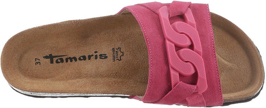 Tamaris Slippers met een brede band