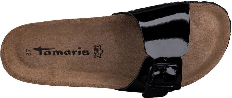 Tamaris Slippers Corra zomerschoen slippers met leren binnenzool