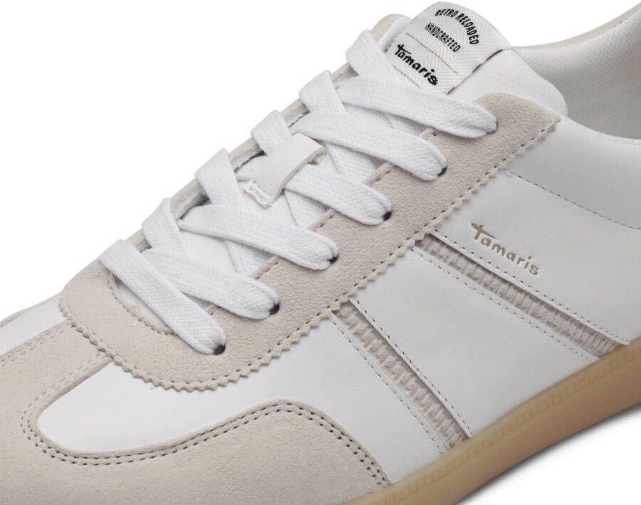 Tamaris Plateausneakers vrijetijdsschoen lage schoen veterschoen met gepolsterde schacht