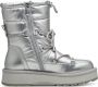 Tamaris ESSENTIALS -Dames WL Lace Boot-Tamaris Vegan-zilver- uitneembare zool - Thumbnail 4