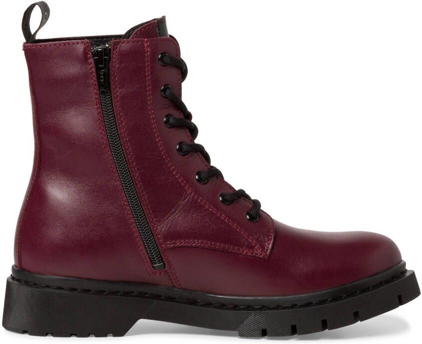 Tamaris Veterschoenen lace-up ankle boots chunky boots with logo-printed pull tab - Foto 3