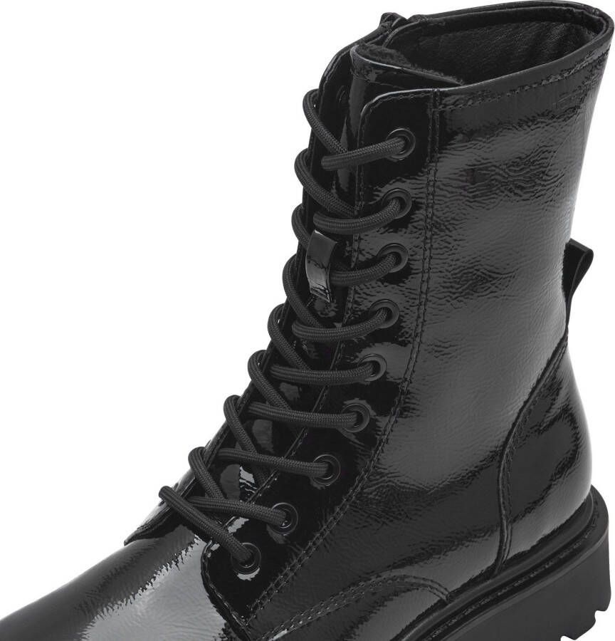 Tamaris Veterschoenen herfstmode blokhak veterschoen met touch it-uitrusting