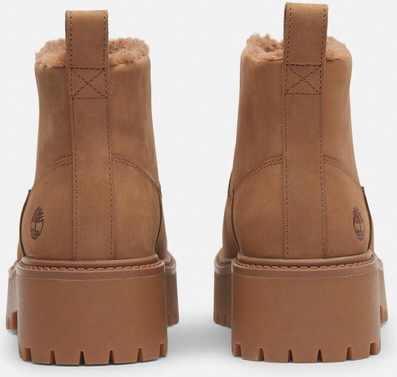 Timberland Chelsea-boots STONE STREET MID WARM LINED BOOT Enkellaarsjes winterschoenen ankle boots gevoerd