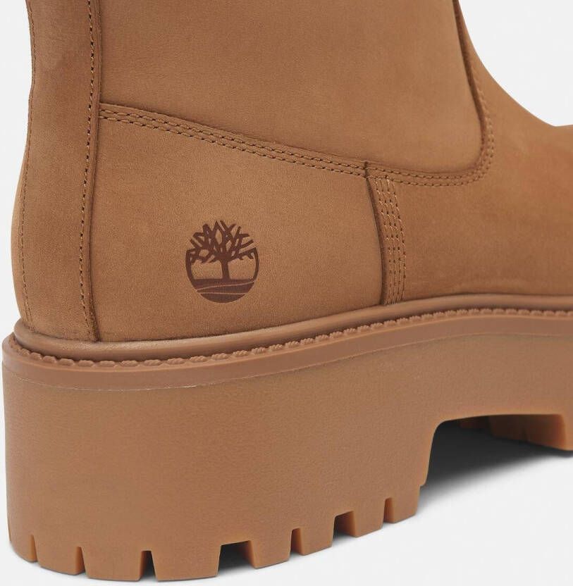 Timberland Chelsea-boots STONE STREET MID WARM LINED BOOT Enkellaarsjes winterschoenen ankle boots gevoerd