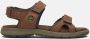 Timberland Governor's Island 3 Strap Heren Sandalen Dark Brown - Thumbnail 11