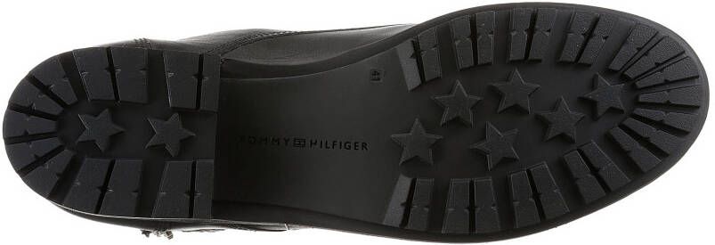 Tommy Hilfiger Bikerboots TH ESSENTIALS BIKER BOOT met praktische rits aan de buitenkant