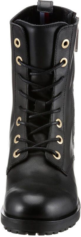 Tommy Hilfiger Bikerboots TH ESSENTIALS BIKER BOOT met praktische rits aan de buitenkant