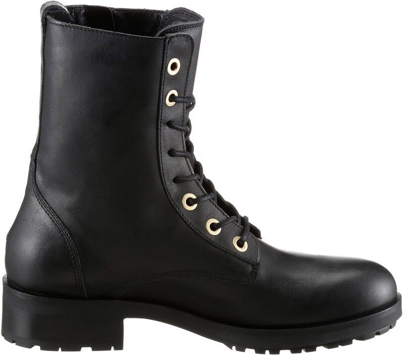 Tommy Hilfiger Bikerboots TH ESSENTIALS BIKER BOOT met praktische rits aan de buitenkant