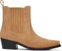 Tommy Hilfiger Beige Suède Cowboy Laarzen Beige Dames - Thumbnail 17