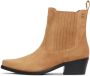 Tommy Hilfiger Beige Suède Cowboy Laarzen Beige Dames - Thumbnail 18