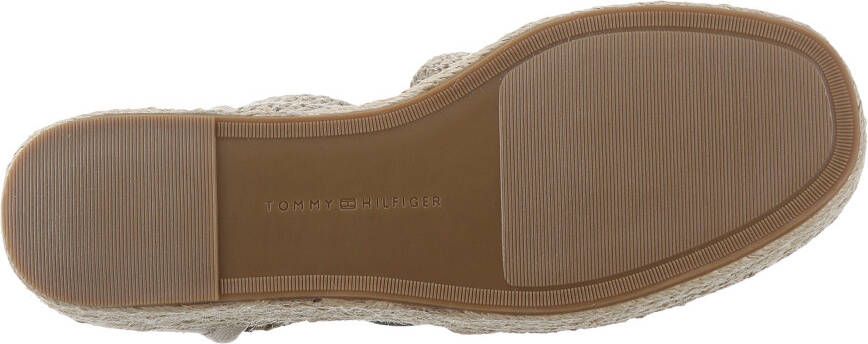 Tommy Hilfiger Espadrilles CLOSED TOE LINEN FLATFORM