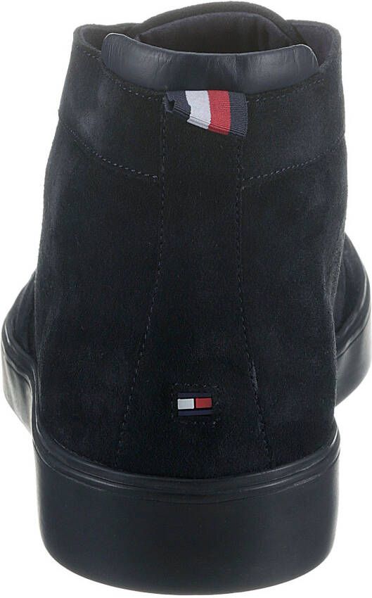 Tommy Hilfiger Hoge veterschoenen CLASSIC HILFIGER SUEDE LACE BOOT met flagdetail