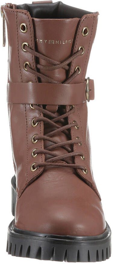 Tommy Hilfiger Hoge veterschoenen BUCKLE LACE UP BOOT