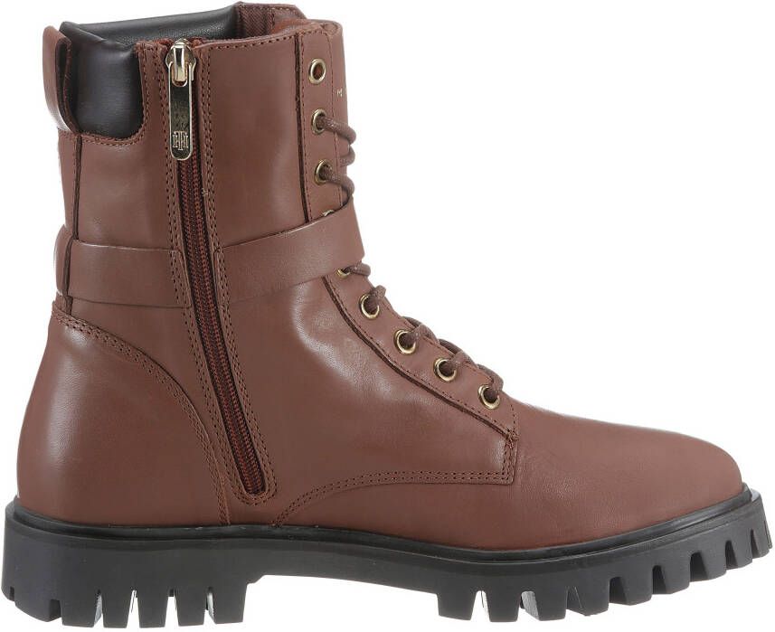 Tommy Hilfiger Hoge veterschoenen BUCKLE LACE UP BOOT