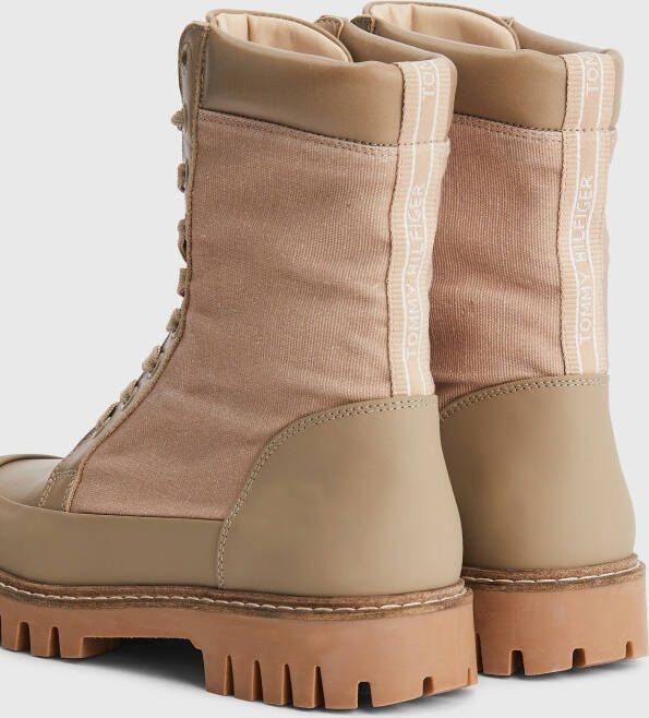 Tommy Hilfiger Hoge veterschoenen TH CASUAL LACE UP BOOT in chunky stijl