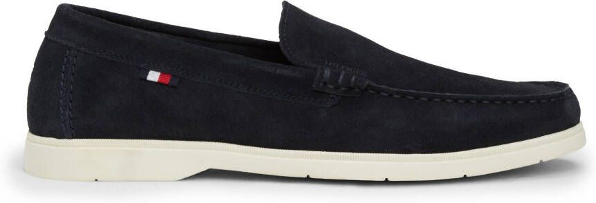 Tommy Hilfiger Instappers HILFIGER CASUAL SUEDE LOAFER