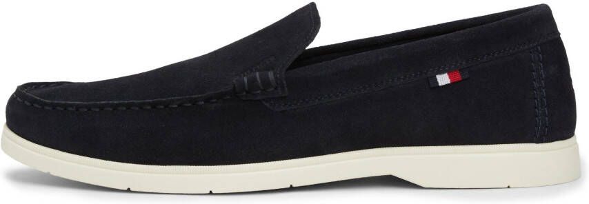 Tommy Hilfiger Instappers HILFIGER CASUAL SUEDE LOAFER