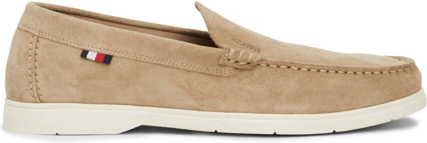 Tommy Hilfiger Instappers HILFIGER CASUAL SUEDE LOAFER