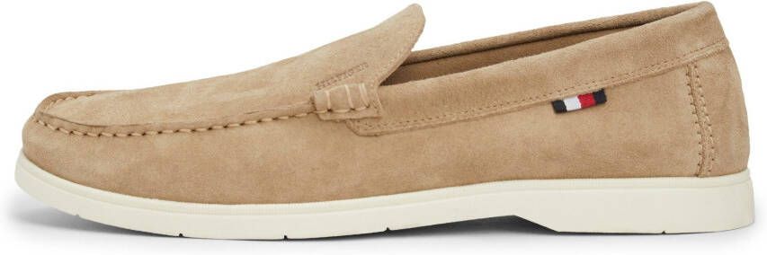 Tommy Hilfiger Instappers HILFIGER CASUAL SUEDE LOAFER