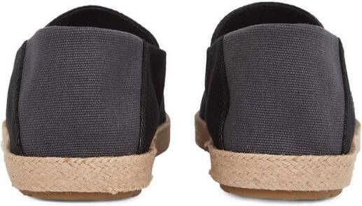 Tommy Hilfiger Instappers HILFIGER ESPADRILLE CORE TEXTILE instapschoen espadrilles zomerschoen contrastaccent op de hiel