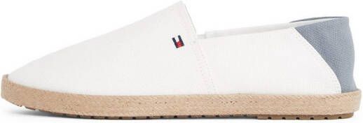 Tommy Hilfiger Instappers HILFIGER ESPADRILLE CORE TEXTILE instapschoen espadrilles zomerschoen contrastaccent op de hiel