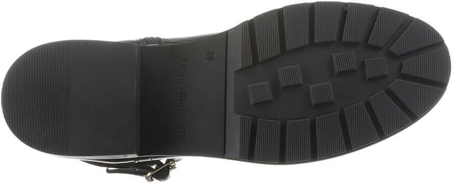 Tommy Hilfiger Laarsjes LEATHER BELT LOW BOOT