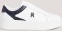 Tommy Hilfiger Plateausneakers TH PLATFORM COURT SNEAKER met contrastafwerking vrijetijdsschoen halve schoen veterschoen - Thumbnail 13