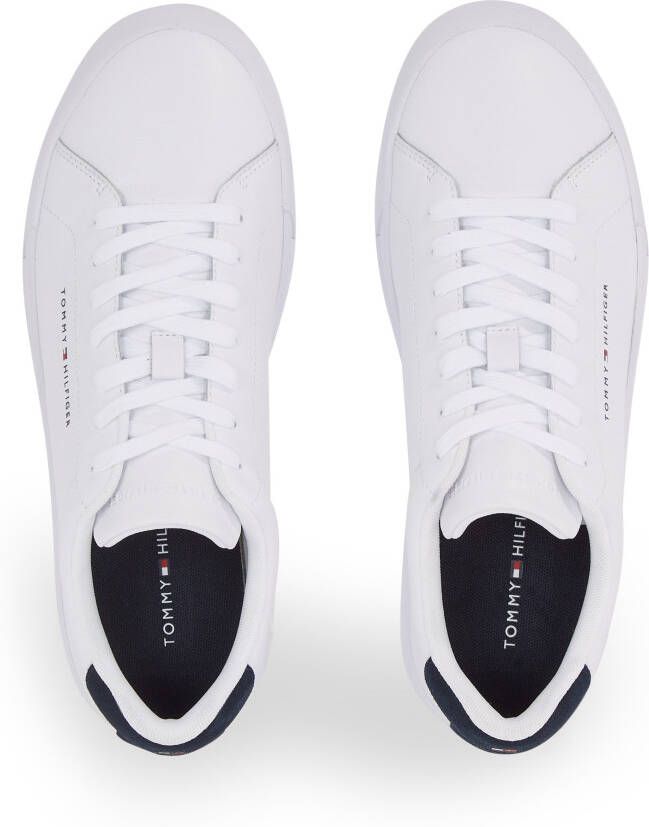 Tommy Hilfiger Plateausneakers TH COURT LEATHER GRAIN ESS