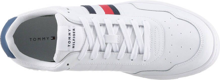 Tommy Hilfiger Plateausneakers TH BASKET CORE LITE vrijetijdsschoen halve schoen veterschoen met gepolsterde schacht