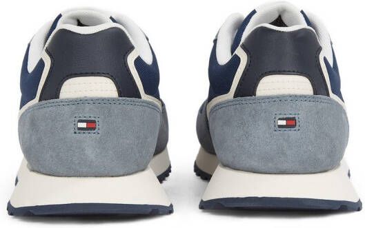 Tommy Hilfiger Plateausneakers NEW RUNNER EVA MIX vrijetijdsschoen lage schoen veterschoen met contrastafwerkingen