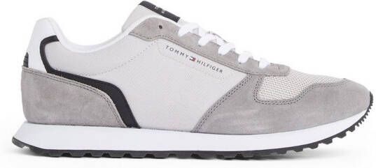 Tommy Hilfiger Plateausneakers NEW RUNNER EVA MIX vrijetijdsschoen lage schoen veterschoen met contrastafwerkingen