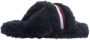 Tommy Hilfiger Pluchen pantoffels FUR CROSS STRAP HOME SLIPPER - Thumbnail 2