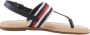 Tommy Hilfiger Sandalen FLAT SANDAL CORPORATE met strepen in tommy-kleuren - Thumbnail 7