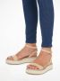 Tommy Hilfiger Sandalen LINEN WITH GOLD FLATFORM - Thumbnail 4