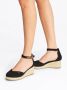 Tommy Hilfiger Sleehaksandaaltjes FLAG CLOSED TOE MID WEDGE ESPAD bandjesandaal zomerschoen met verstelbare gesp - Thumbnail 4