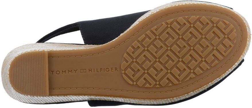 Tommy Hilfiger Sleehaksandaaltjes ICONIC ELENA SLING BACK WEDGE