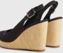 Tommy Hilfiger Sleehaksandaaltjes ICONIC ELENA SLING BACK WEDGE zomerschoen sandaal keilhak met verstelbare gesp - Thumbnail 72