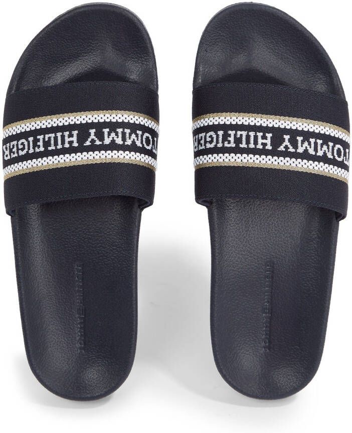 Tommy Hilfiger Slippers HILFIGER POOLSLIDE WITH WEBBING