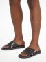 Tommy Hilfiger Criss Zwarte Platte Sandalen voor Mannen Black Heren - Thumbnail 11