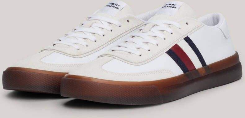 Tommy Hilfiger Sneakers TH CUPSET TERRACE vrijetijdsschoen halfschoen veterschoen met zijstrepen