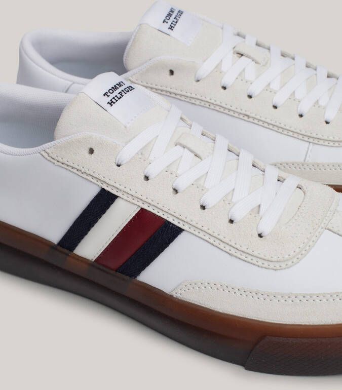 Tommy Hilfiger Sneakers TH CUPSET TERRACE vrijetijdsschoen halfschoen veterschoen met zijstrepen