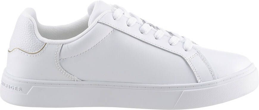 Tommy Hilfiger Sneakers ESSENTIAL COURT SNEAKER STRIPES vrijetijdsschoen halve schoen veterschoen met gepolsterde schacht