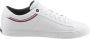 Tommy Hilfiger Sneakers ESSENTIAL LEATHER SNEAKER DETAIL met strepen in tommy-kleuren - Thumbnail 13