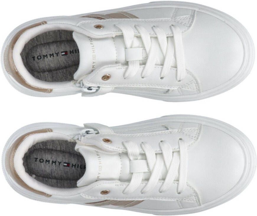 Tommy Hilfiger Sneakers FLAG LOW CUT LACE-UP SNEAKER met een ritssluiting