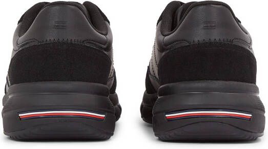 Tommy Hilfiger Sneakers met sleehak FASTON LTH MIX freizeitschoen veterschoen halfschoen met gevoerde schacht